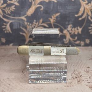 Antique Judaica Shabbat Knife Karlsbad Germany Mother of Pearl